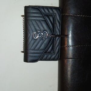 Fashion Quilted Crossbody Bag, Shoulder Bag With Chain Strap, Tassel Decor Black